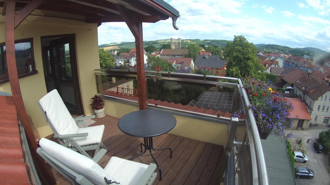 Ferienwohnung Fernblick Saalfeld Saale Exteriör bild