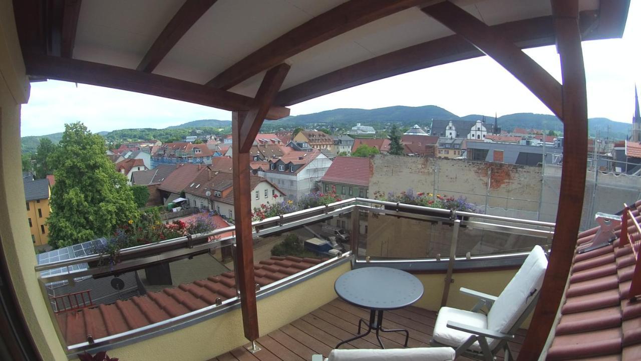 Ferienwohnung Fernblick Saalfeld Saale Exteriör bild